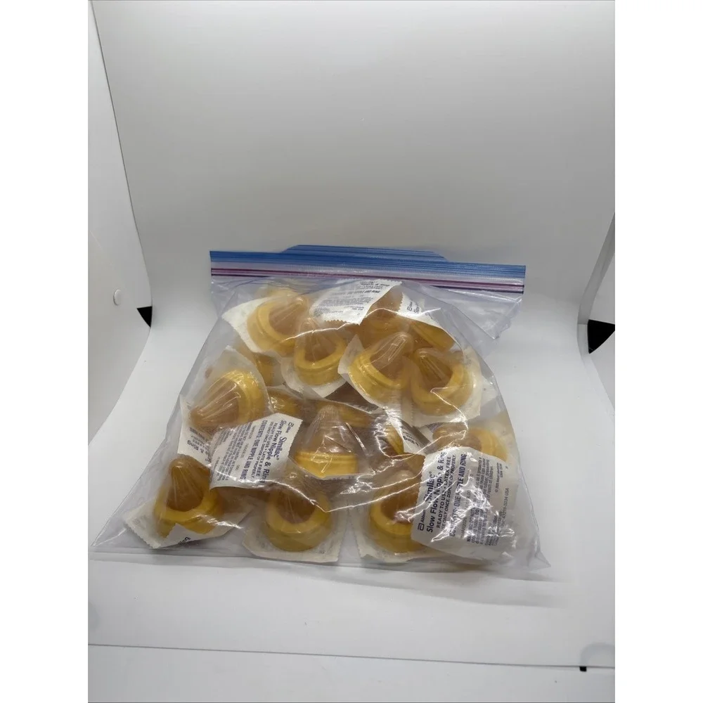 30 Packs of Similac Slow Flow Nipples and Rings